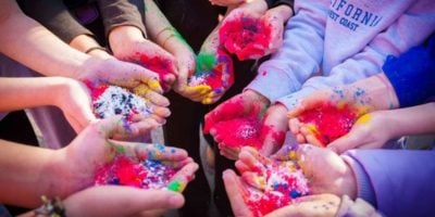 Poederfeest bij OBS De Morskring